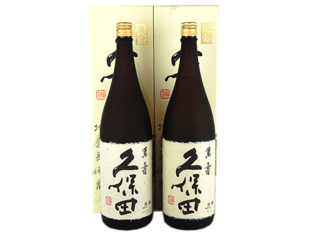 【未開栓】久保田 萬寿 純米大吟醸 一升瓶 1800ml/2本　高価買取りしました！